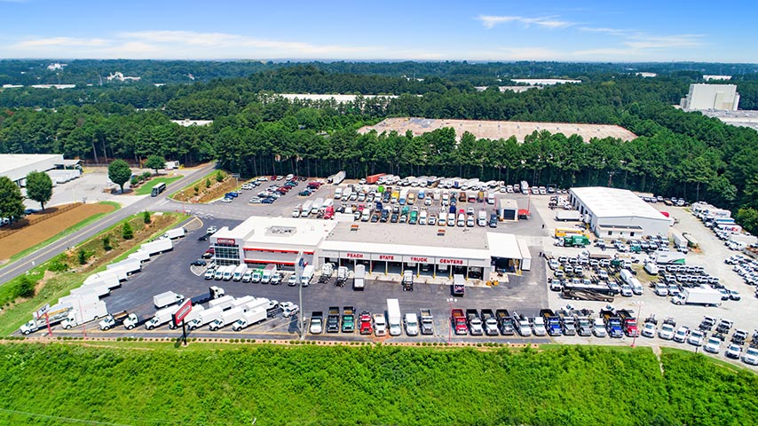 Peach State Freightliner aerial photo image